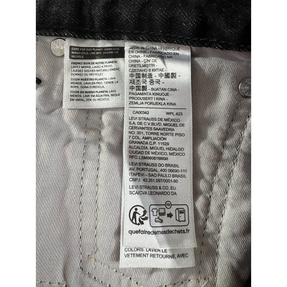 Levi's x Undercover "Light Darkness" Baggy Jeans Size 30 color Black NWT - Picture 5 of 8